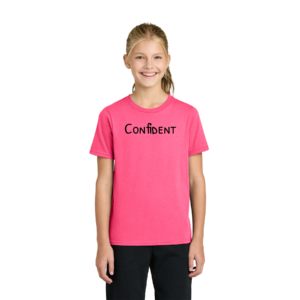 Youth Tee - Confident - Black Letters