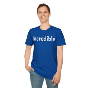 Men's Tee - Incredible - White Letters
