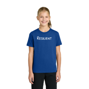 Youth Tee - Resilient - White Letters