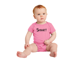 Onesie - Smart - Black Letters